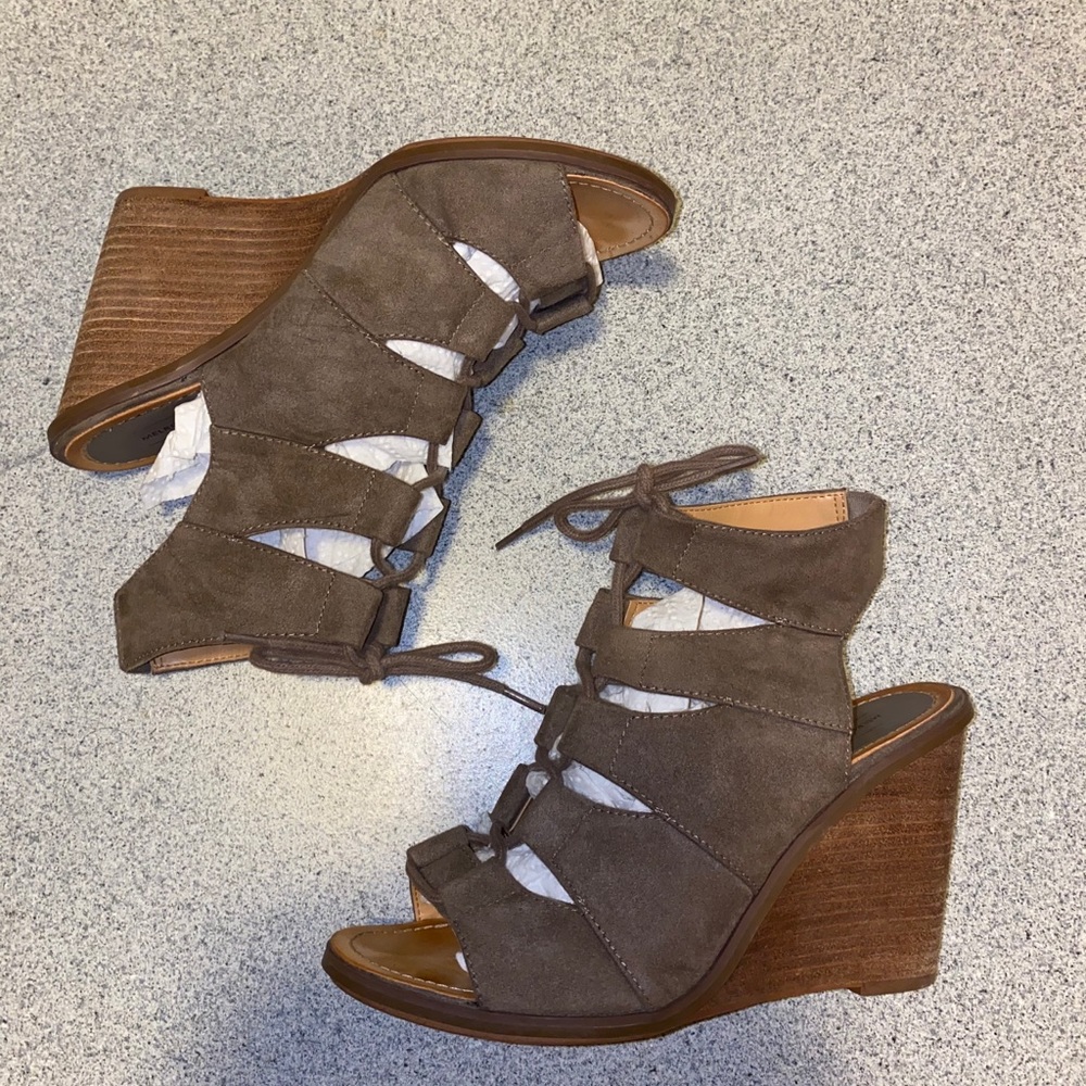 Melrose and Market Lace Up Wedges